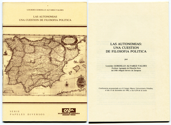 Las Autonomías: Una cuestión de filosofía política.