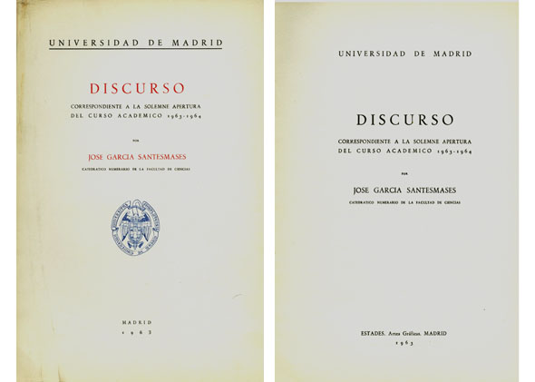 Las calculadoras electrónicas y la Universidad. Discurso correspondiente a la …