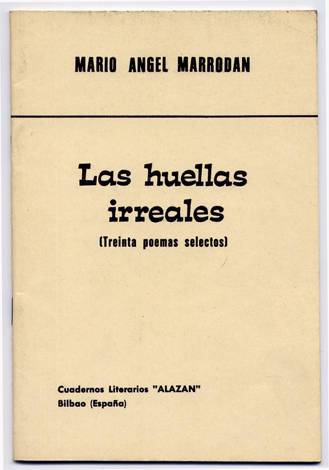 Las huellas irreales. Treinta poemas selectos.
