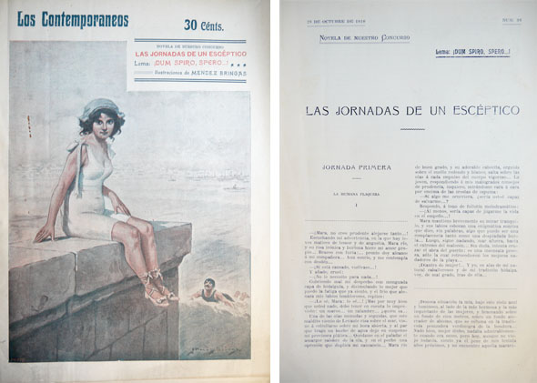 Las jornadas de un escéptico. Novela.
