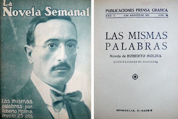 Las mismas palabras. Novela.