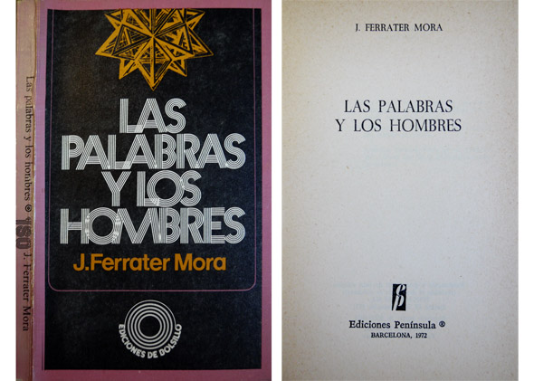 Las palabras y los hombres.