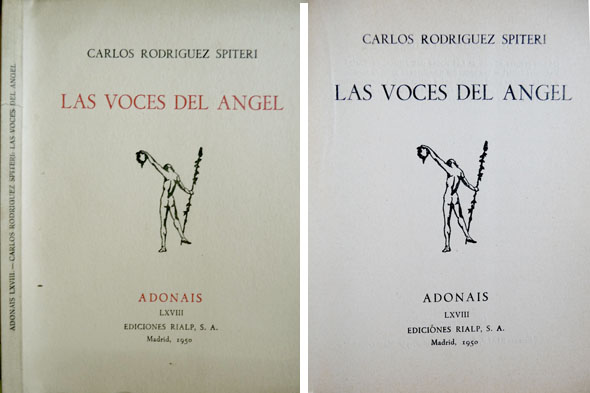 Las voces del angel. Poemas.