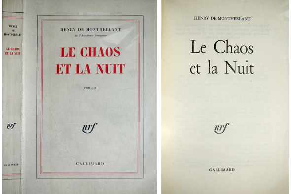 Le Chaos et la Nuit.