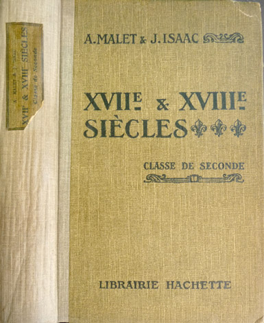 Le Dix-septième et le Dix-huitième siècle. Ouvrage rédigé conformément aux …