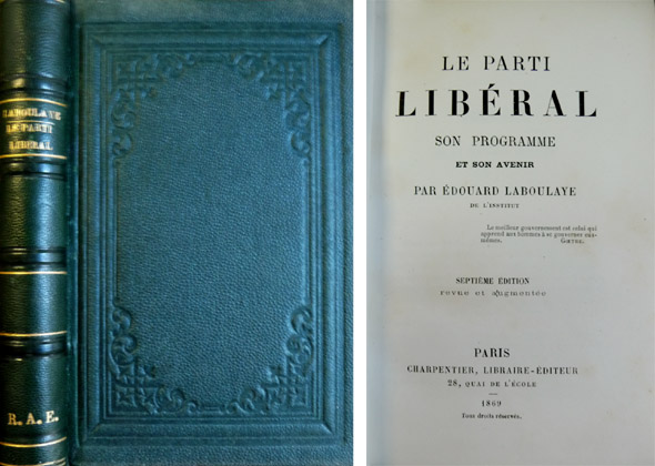 Le Parti Libéral. Son programme et son avenir.