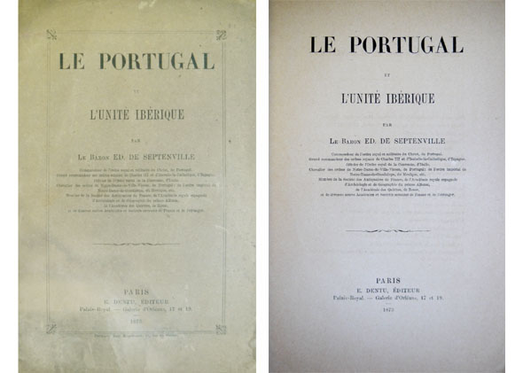 Le Portugal et l'Unité Ibérique.