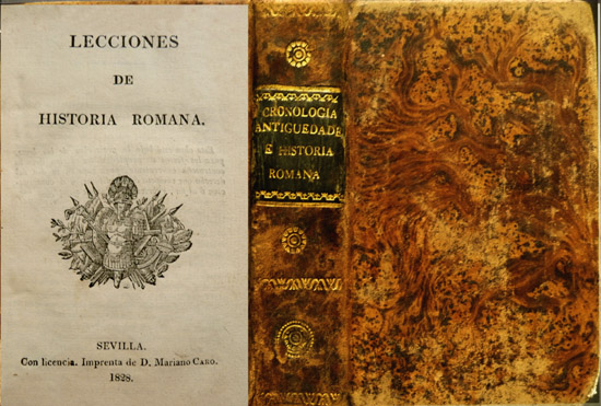 Lecciones de Historia Romana. [Seguido de:] Lecciones de Antigüedades Romanas. …