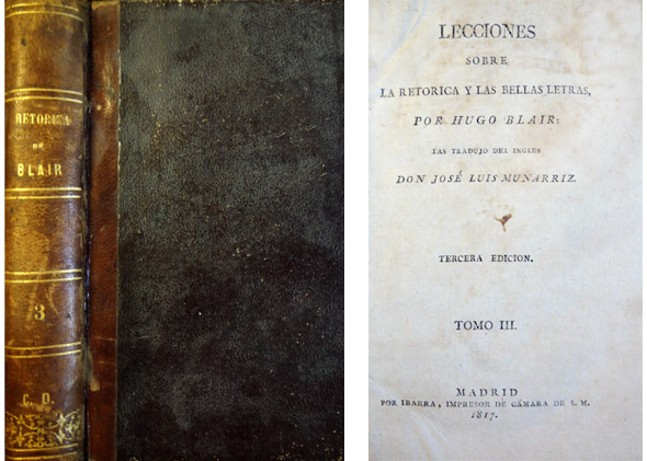 Lecciones sobre la Retórica y las Bellas Letras. Las tradujo …