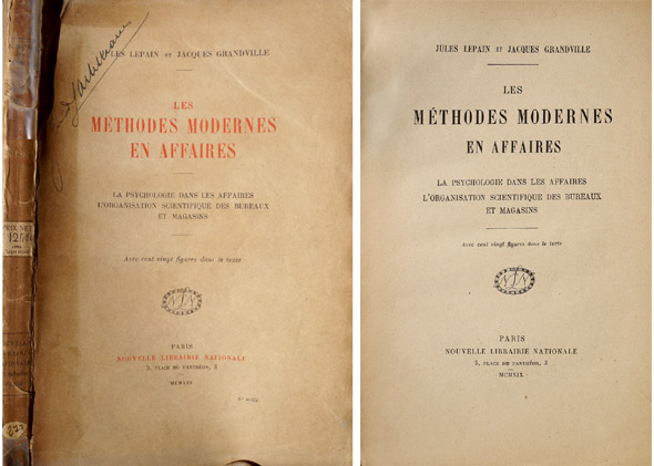Les Méthodes Modernes en Affaires. La psychologie dans les affaires. …
