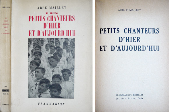 Les petits chanteurs d'hier et d'aujourd'hui.