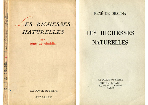Les Richesses Naturelles. Récits éclairs.