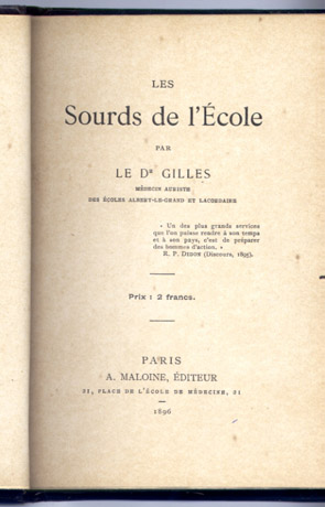 Les Sourds de l'École.