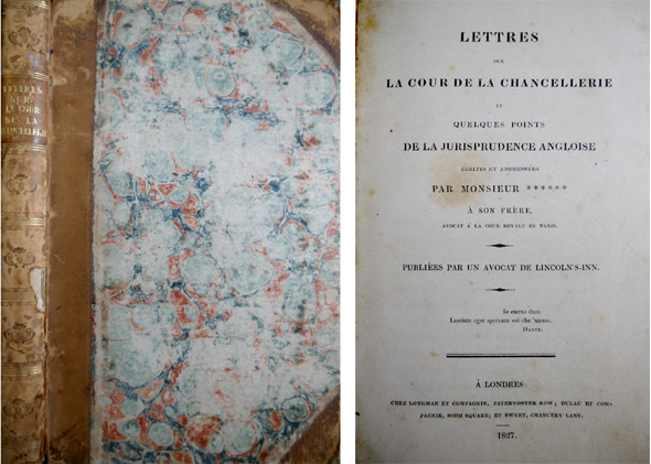 Lettres sur la Cour de la Chancellerie et quelques points …