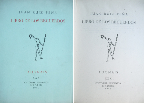 Libro de los recuerdos. Poemas.