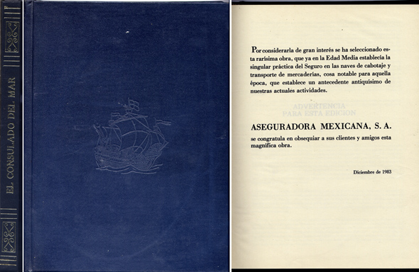 Libro del Consulado del Mar. Reimpresión de la versión castellana …