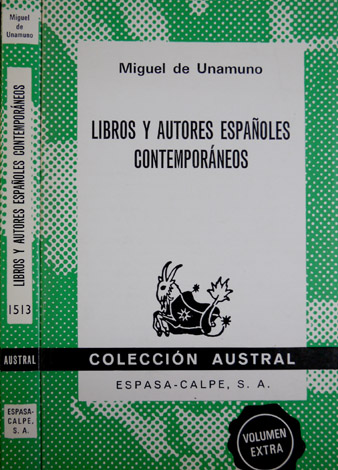 Libros y autores españoles contemporáneos.