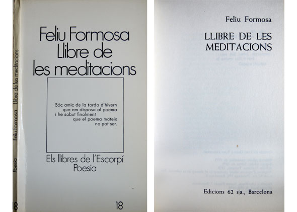 Llibre de les meditacions.