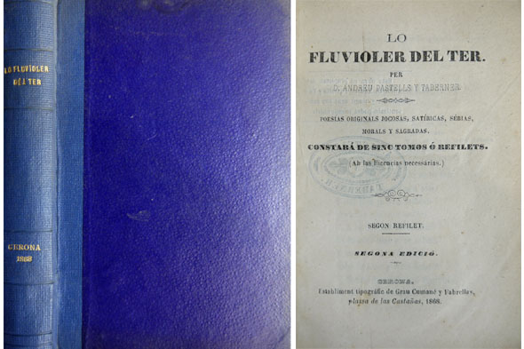 Lo Fluvioler del Ter. Poesías originals jocosas, satíricas, sérias, morals …