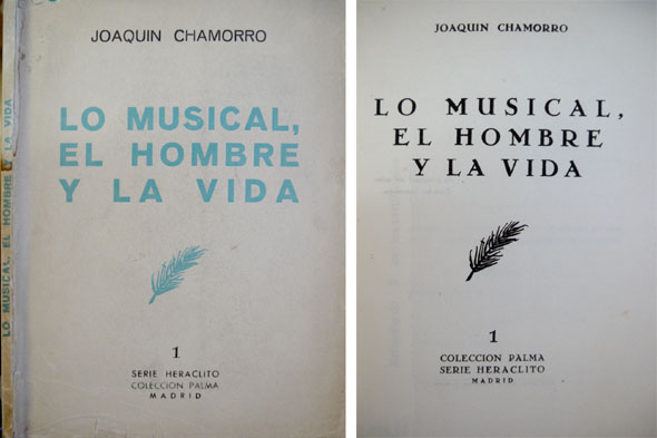 Lo musical, el hombre y la vida.