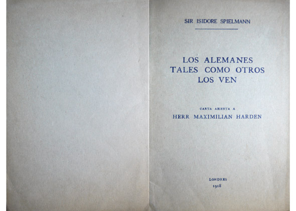 Los alemanes tales como otros los ven. Carta abierta a …