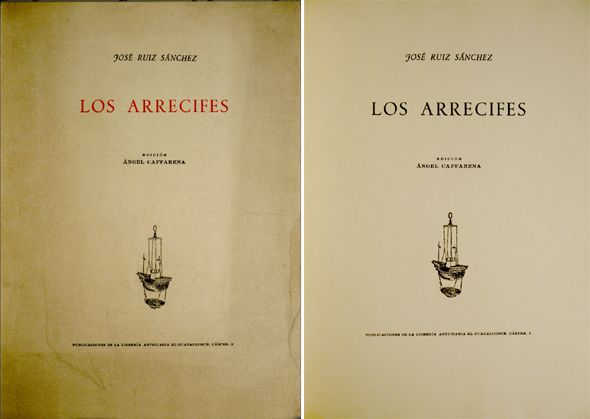 Los Arrecifes. Poesía.