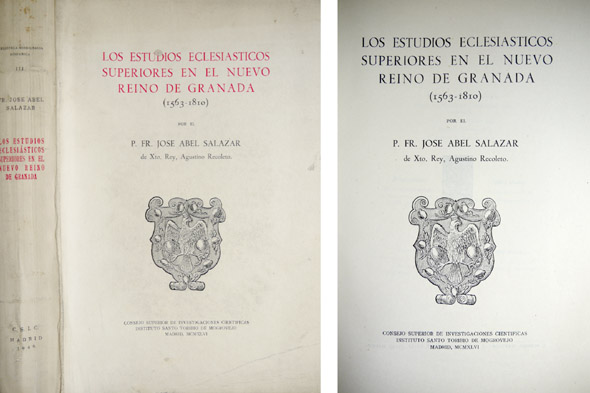 Los Estudios Eclesiásticos Superiores en el Nuevo Reino de Granada …