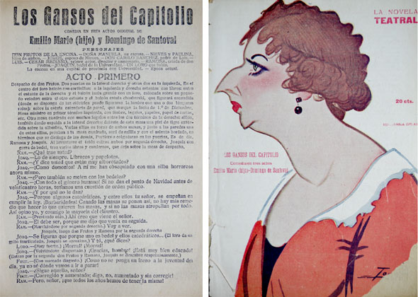 Los Gansos del Capitolio. Comedia en tres actos.