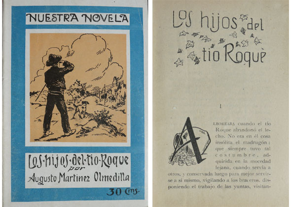 Los hijos del tio Roque. Novela.