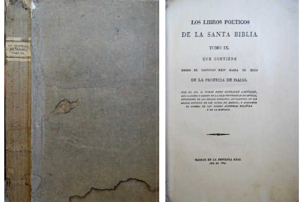 Los Libros Poéticos de la Santa Bíblia. Tomo IX: que …