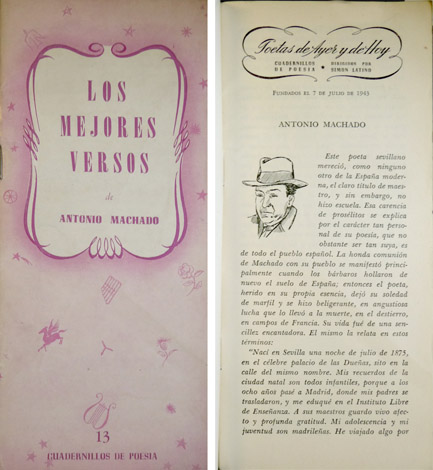 Los mejores versos de. Prólogo y seleción de Simón Latino.