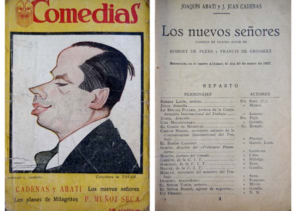 Los nuevos señores. Comedia en cuatro actos. (Junto con:) Los …