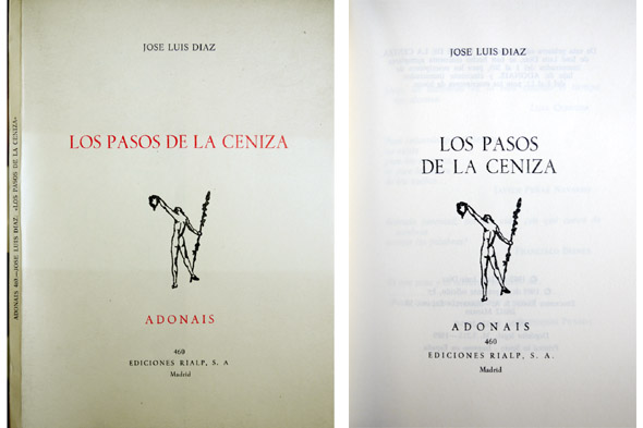 Los pasos de la ceniza. Poemas.