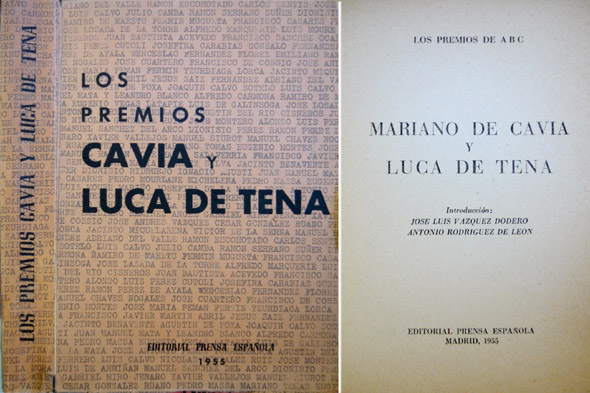 Los Premios de ABC "Mariano de Cavia" y "Luca de …