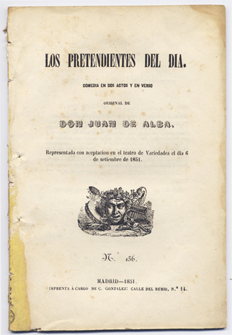 Los pretendientes del día. Comedia en dos actos y en …