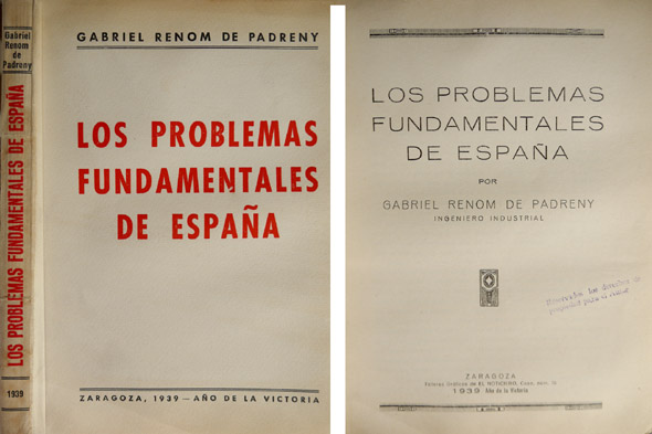 Los problemas fundamentales de España.