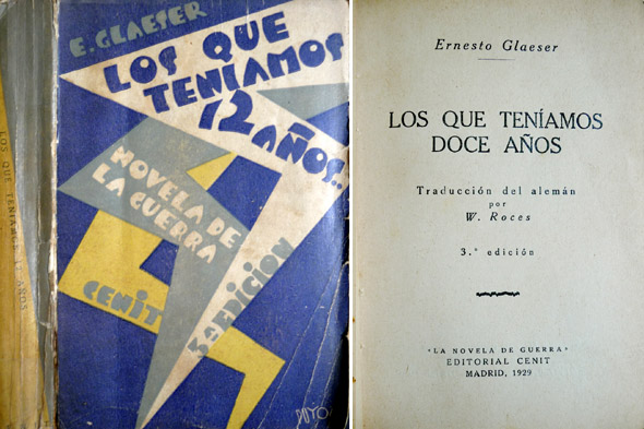 Los que teníamos doce años. Novela de la guerra. Traducción …