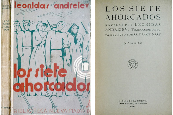 Los Siete Ahorcados. Traducción directa del ruso por G. Portnof.