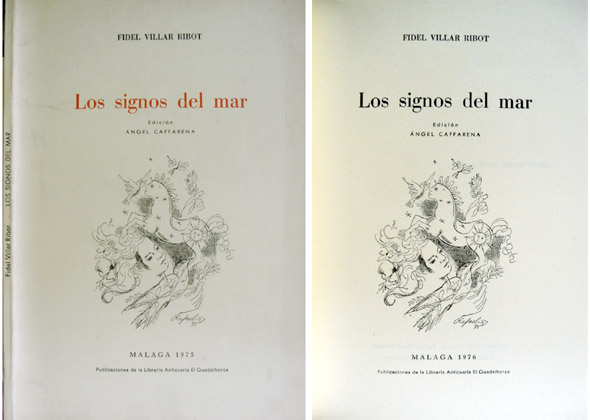 Los signos del mar. Poemas.