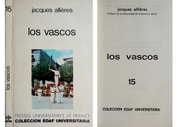 Los Vascos. Traducción de Elisa María Ferreira.