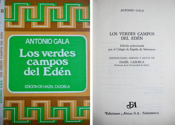 Los verdes campos del Edén. Introducción, Edición y Notas de …