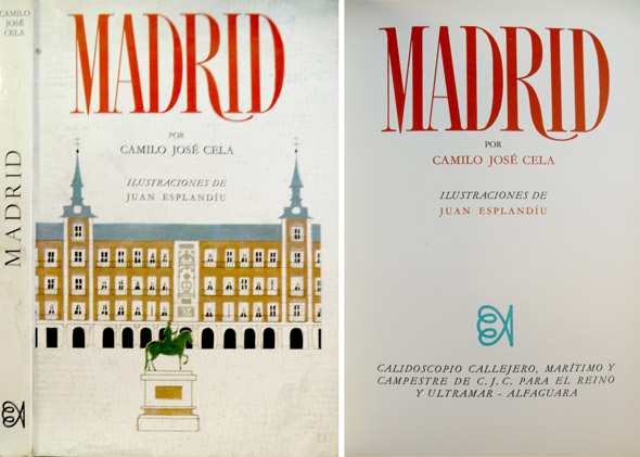 Madrid. Calidoscopio Callejero, Marítimo y Campestre de C.J.C. Ilustraciones de …