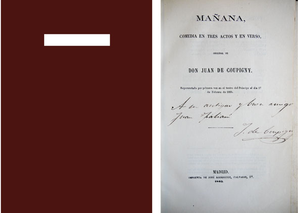 Mañana. Comedia en tres actos y en verso.