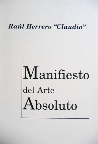 Manifiesto del Arte Absoluto.