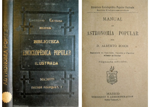 Manual de Astronomía Popular.