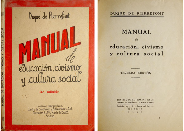 Manual de educación, civismo y cultura social.