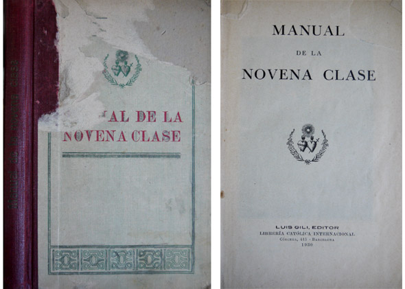MANUAL de la Novena Clase [para los Colegios del Sagrado …