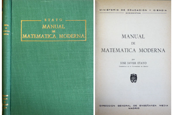Manual de Matemática Moderna.