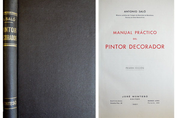 Manual práctico del Pintor Decorador.