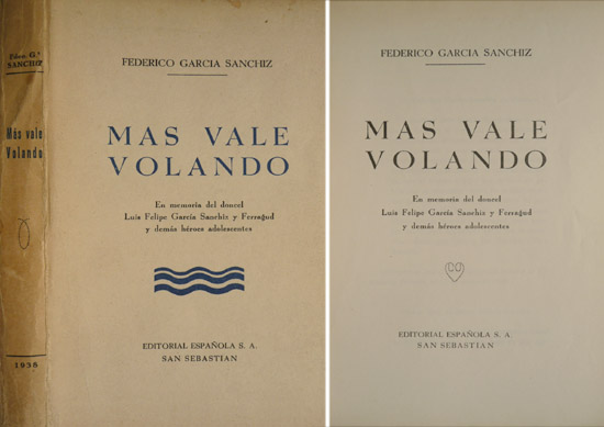 Más vale volando. En memoria del doncel Luis Felipe García …